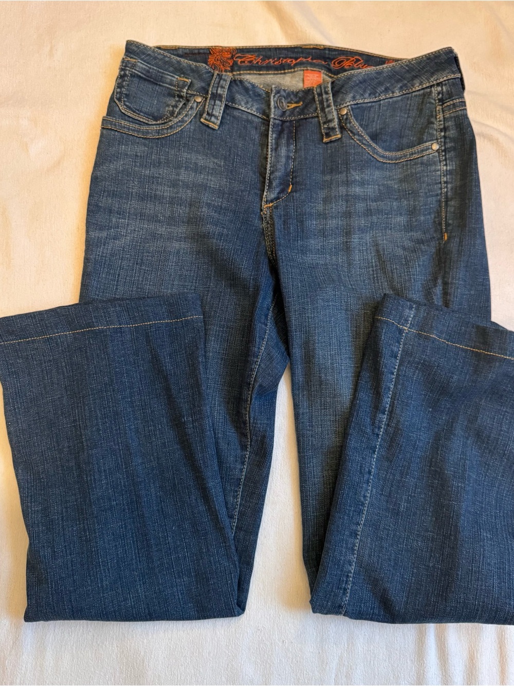 Christopher Blue Women's Boot-Cut Jeans in Indigo Wash